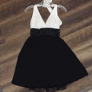 Speechless black and white dress